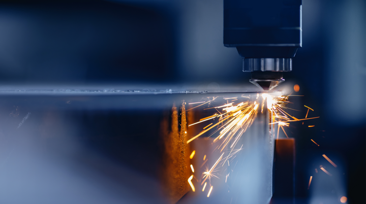 Laser in der Industrie.