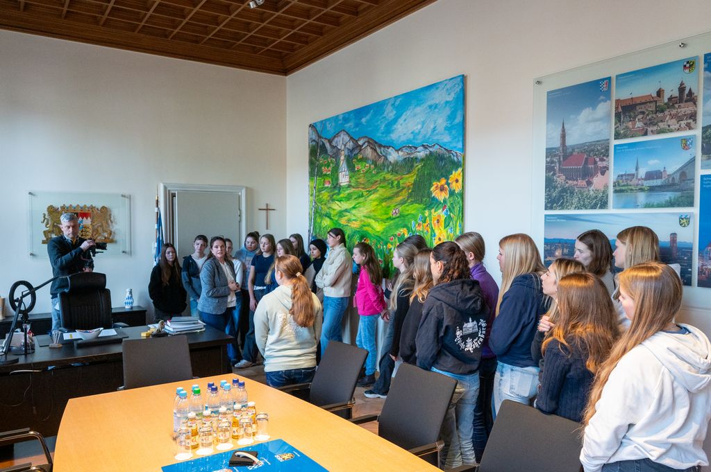Besuch im Ministerbüro