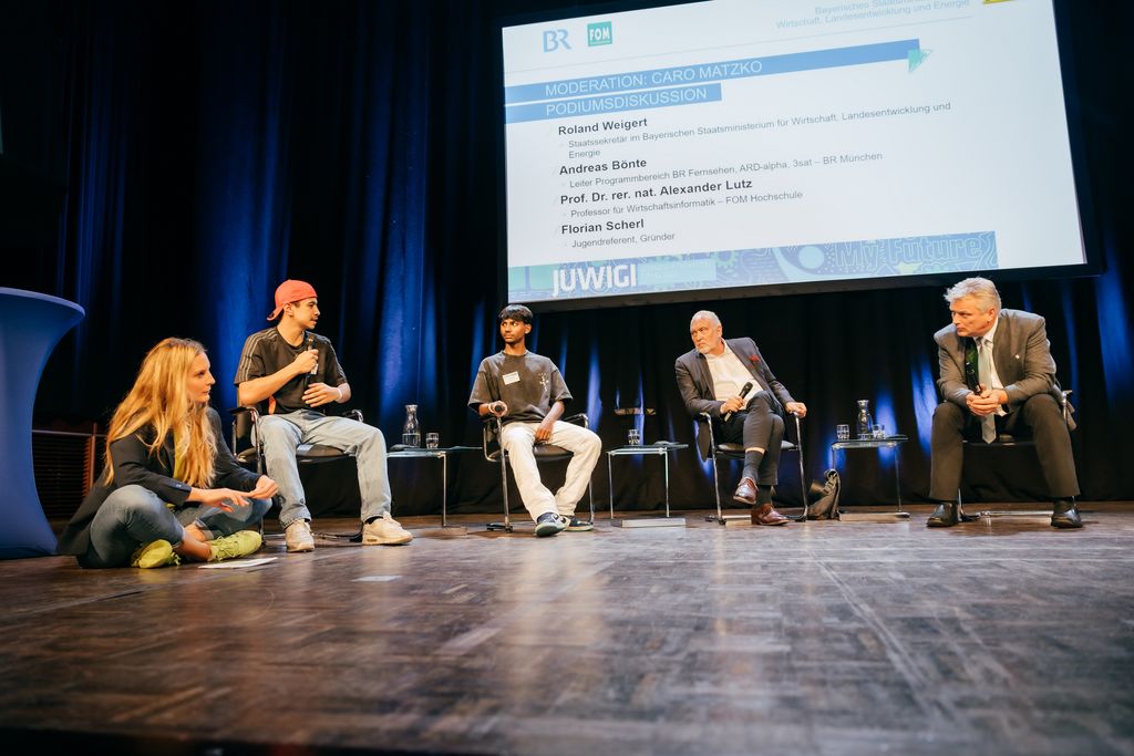 Impressionen vom Jugendwirtschaftsgipfel 2023.