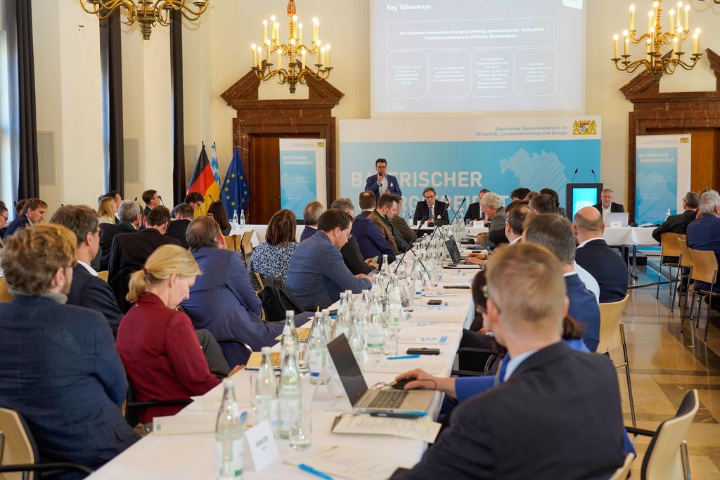 Impressionen der Sitzung des Energiebeirates 2025.
