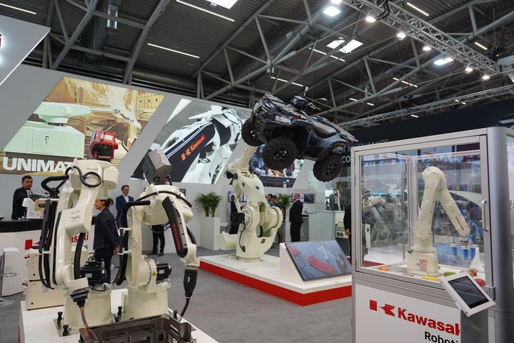Impressionen des Messebesuchs der automatica.