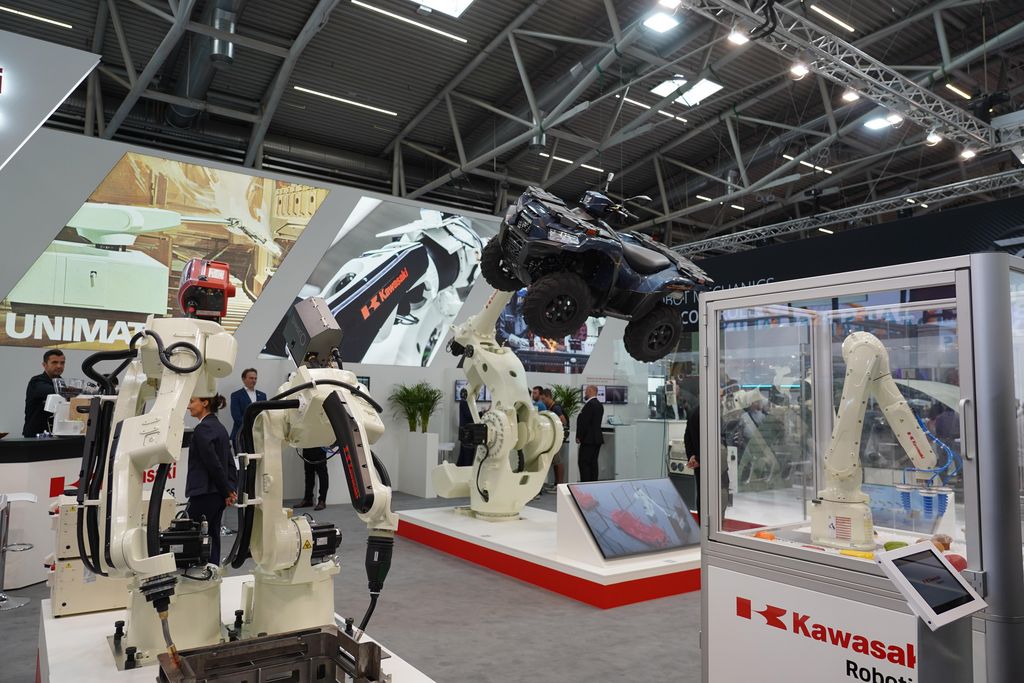 Impressionen des Messebesuchs der automatica.