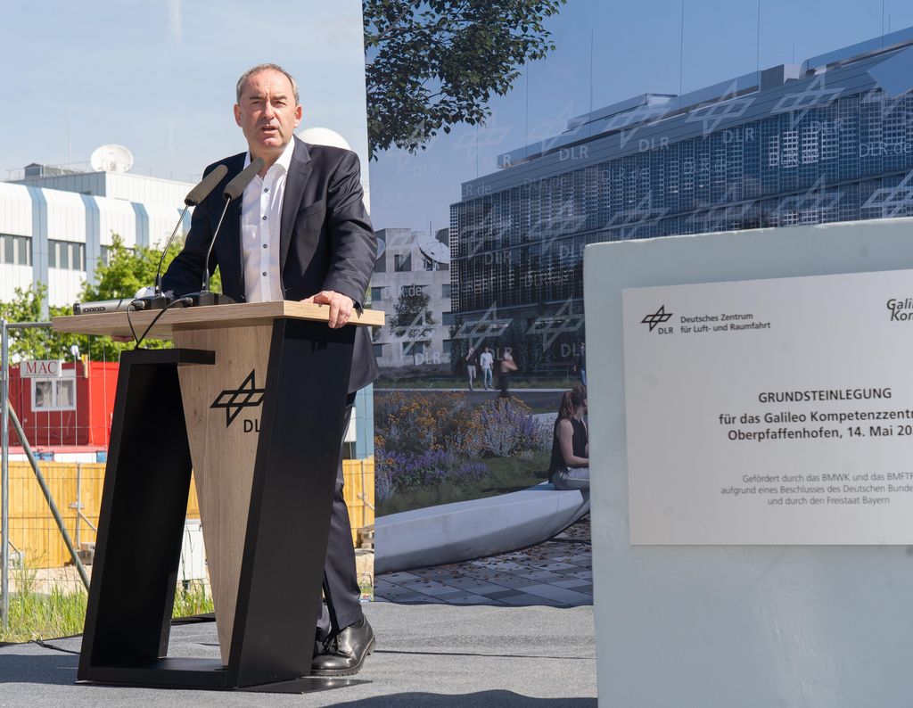 Impressionen der Grundsteinlegung des Neubaus des Galileo Kompetenzzentrum.