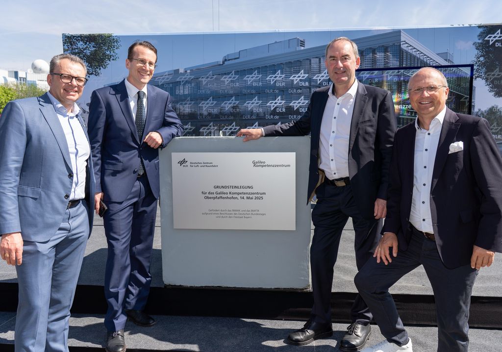 Impressionen der Grundsteinlegung des Neubaus des Galileo Kompetenzzentrum.