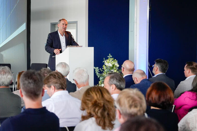 Bei seiner Rede hob Aiwanger die kluge strategische Ausrichtung der DELTA Gruppe hervor.
Foto: StMWi/ K. Huber