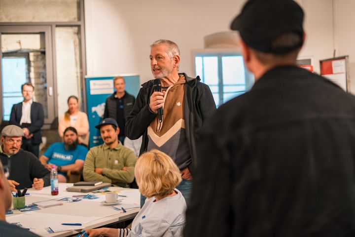 Impressionen der Veranstaltung „ServusZUKUNFT #Werkstatt KI“.