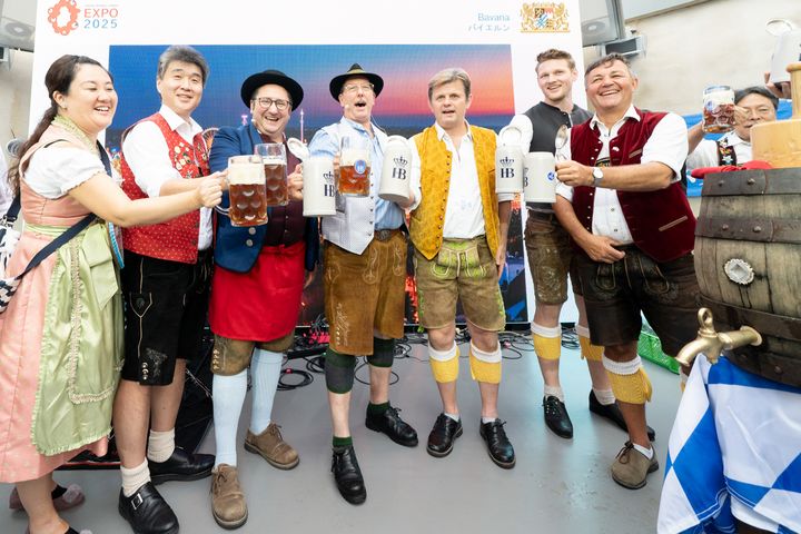 Tobias Gotthardt auf der EXPO 2025 in Osaka (Foto: StMWi/N. Toida)