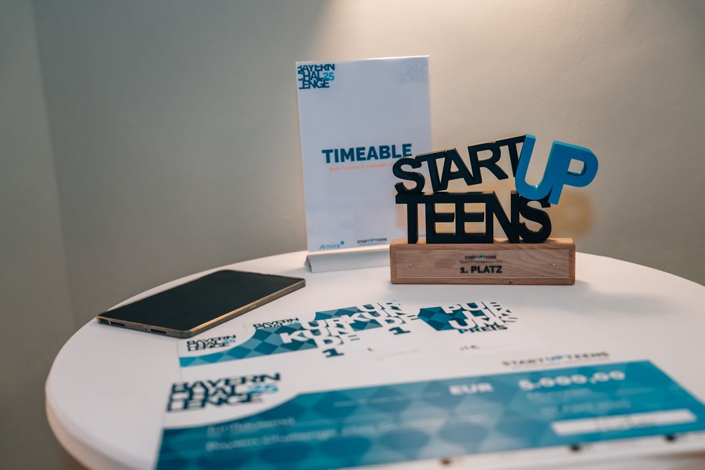 Impressionen der Startup Teens Bayern Challenge 2025.